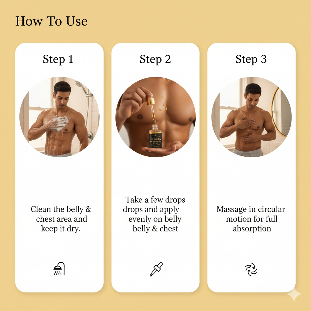 Bee Venom Belly & Chest Shaper Drops 100% Natural  (BUY 1 GET 1 FREE)