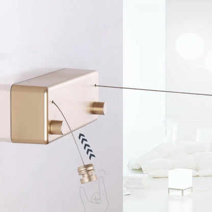 Wall Mounted Dual Retractable Clothes Line