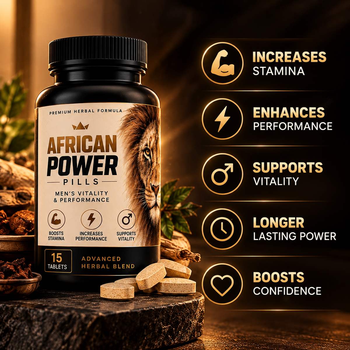 African Power Pills (BUY 1 GET 1 FREE)